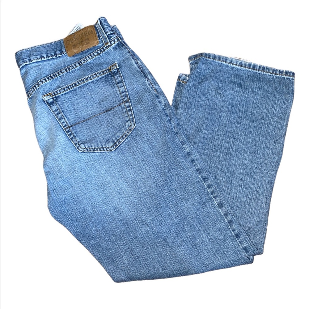 This is a blue Denim Levis pair of jeans.